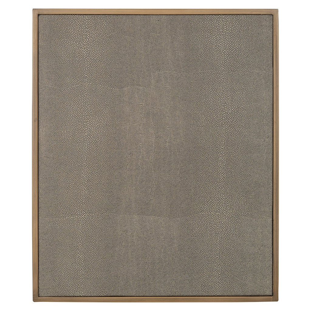 Bedside table Bloomville 1 drawer incl. glass (Brown)