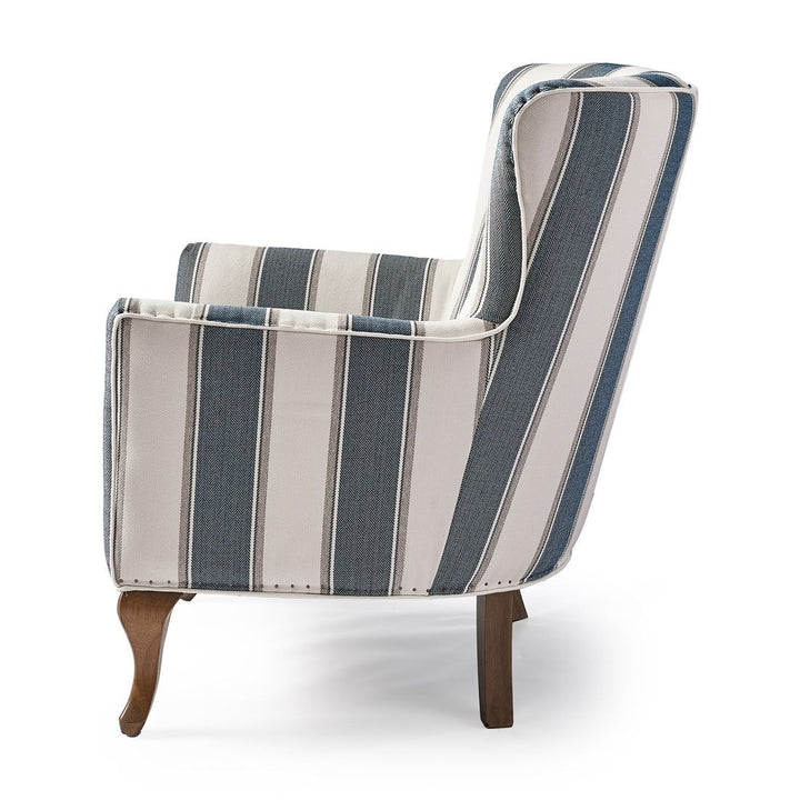 Rivièra Maison Cavendish Fauteuil Blue Stripe