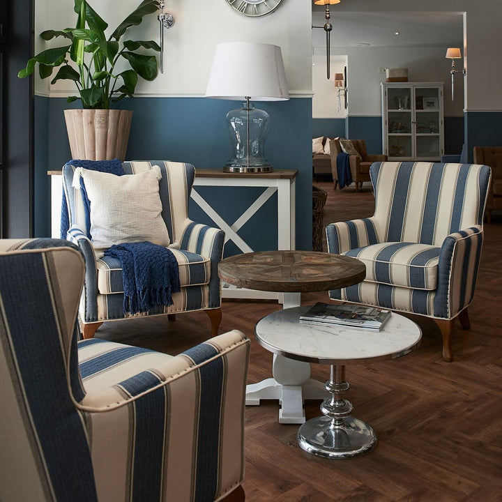 Rivièra Maison Cavendish Fauteuil Blue Stripe