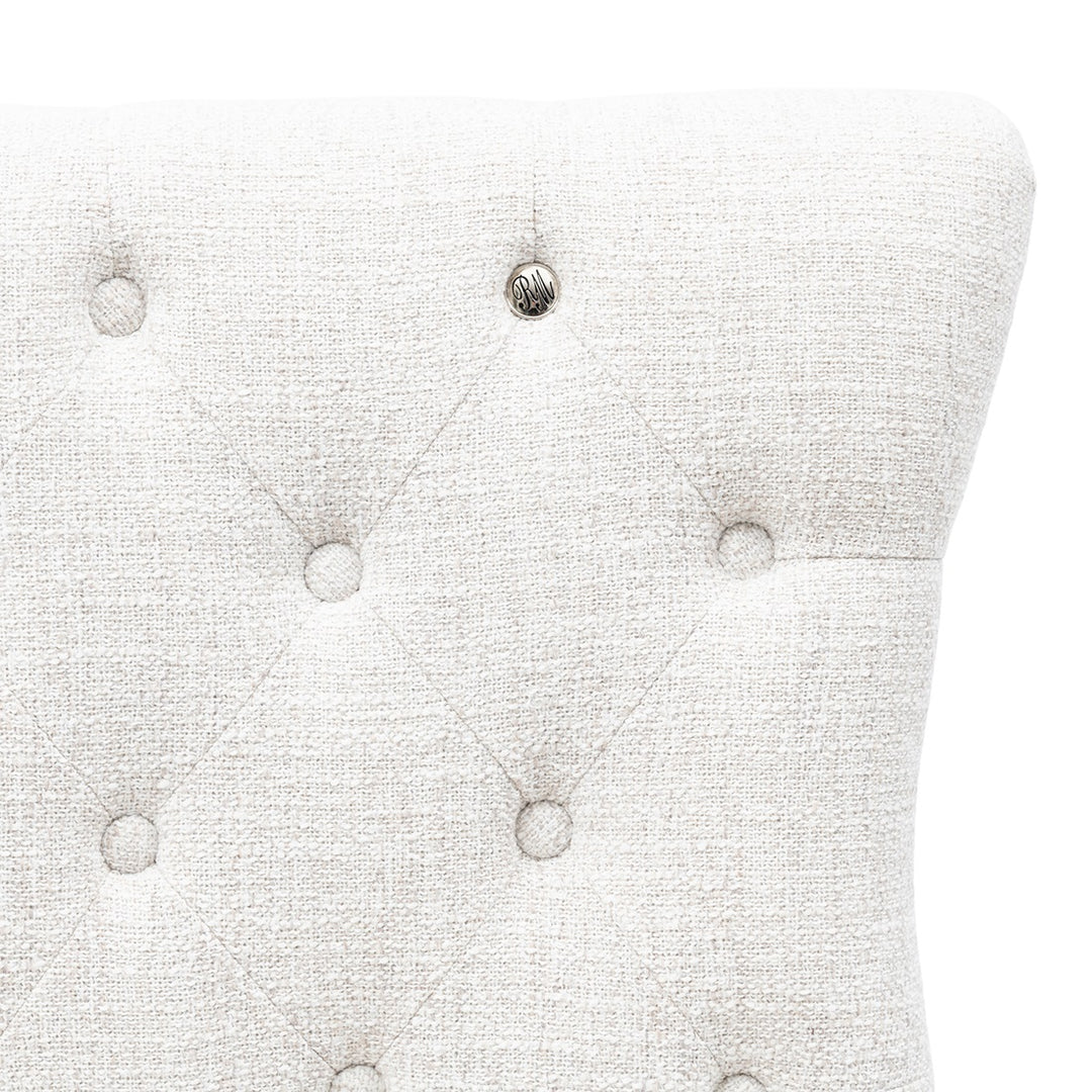 Balmoral Dining Chair; Rich Tweed Antique White