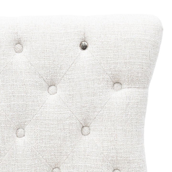 Balmoral Dining Chair; Rich Tweed Antique White