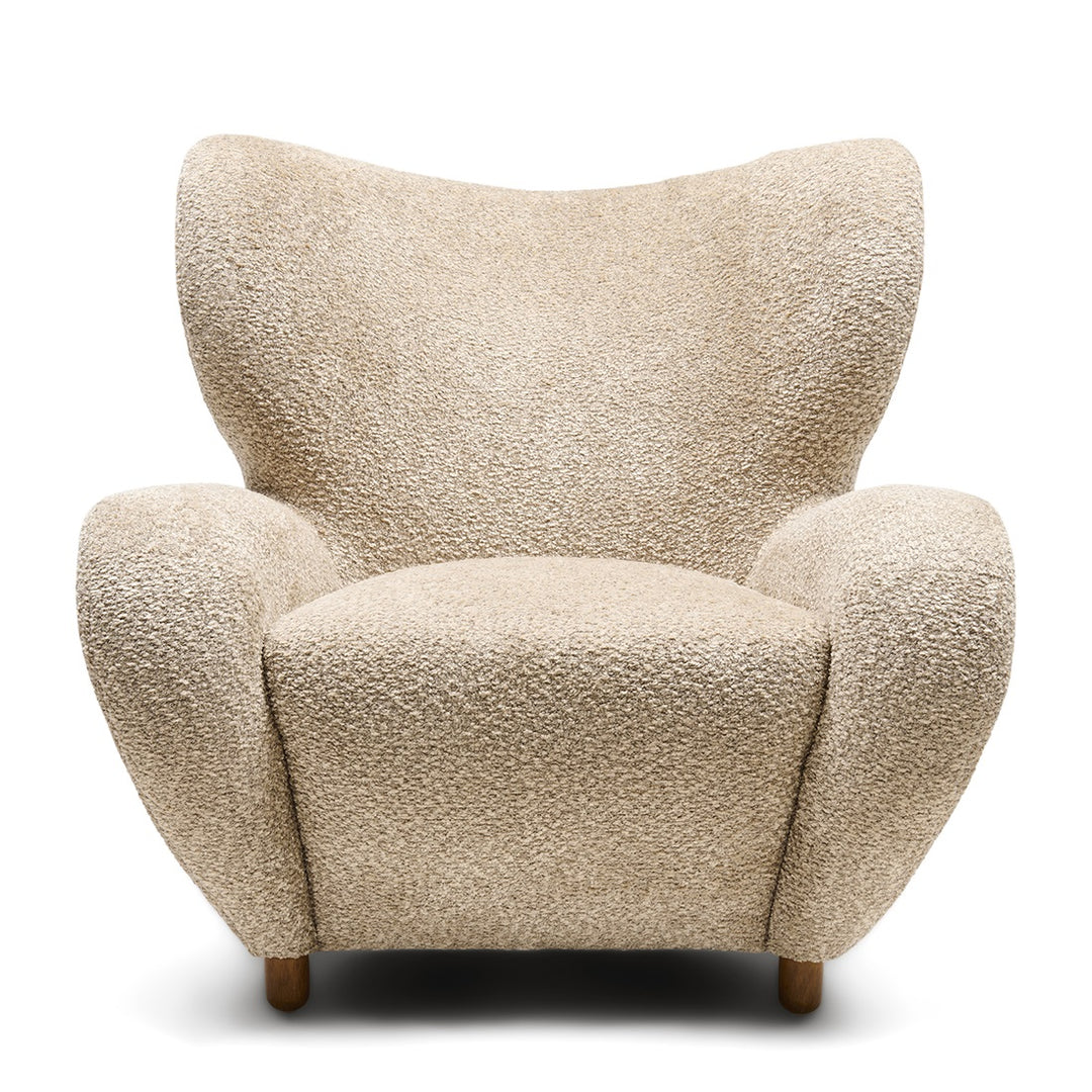 Rivièra Maison Courchevel Wing Chair Vintage Velvet Sterling Silver