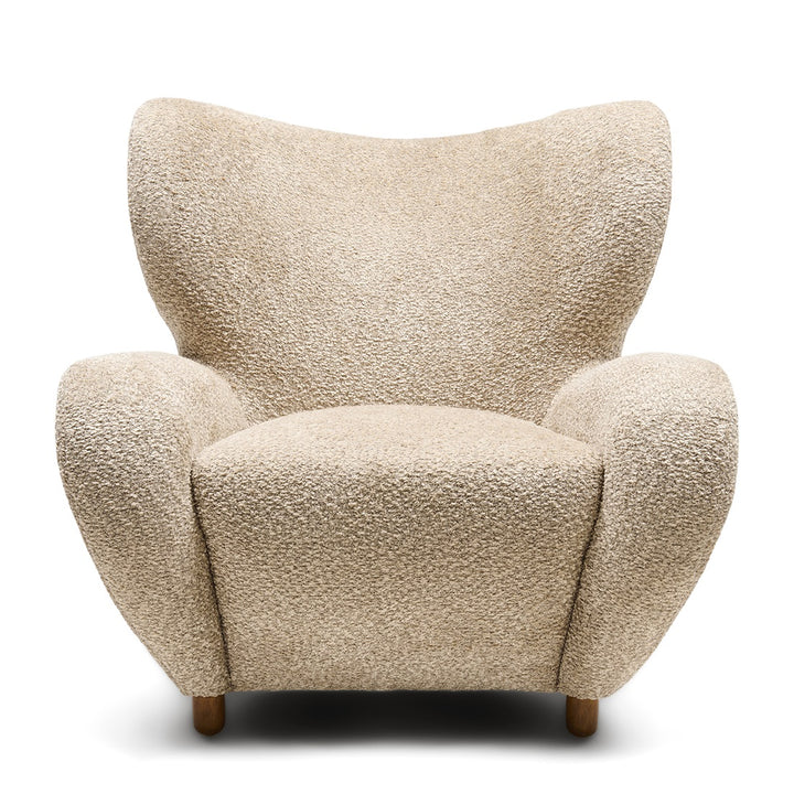 Rivièra Maison Courchevel Wing Chair Vintage Velvet Sterling Silver