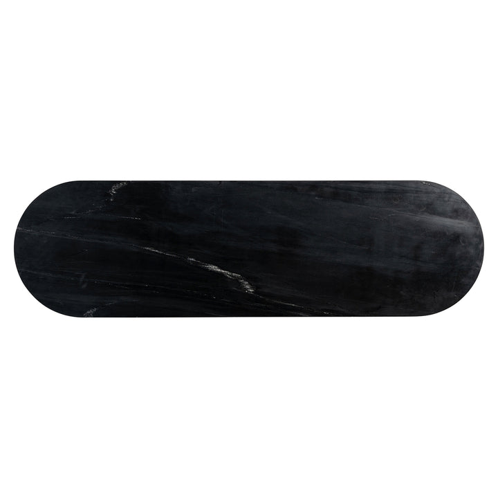 Wandtafel Maddox (Zwart/goud)