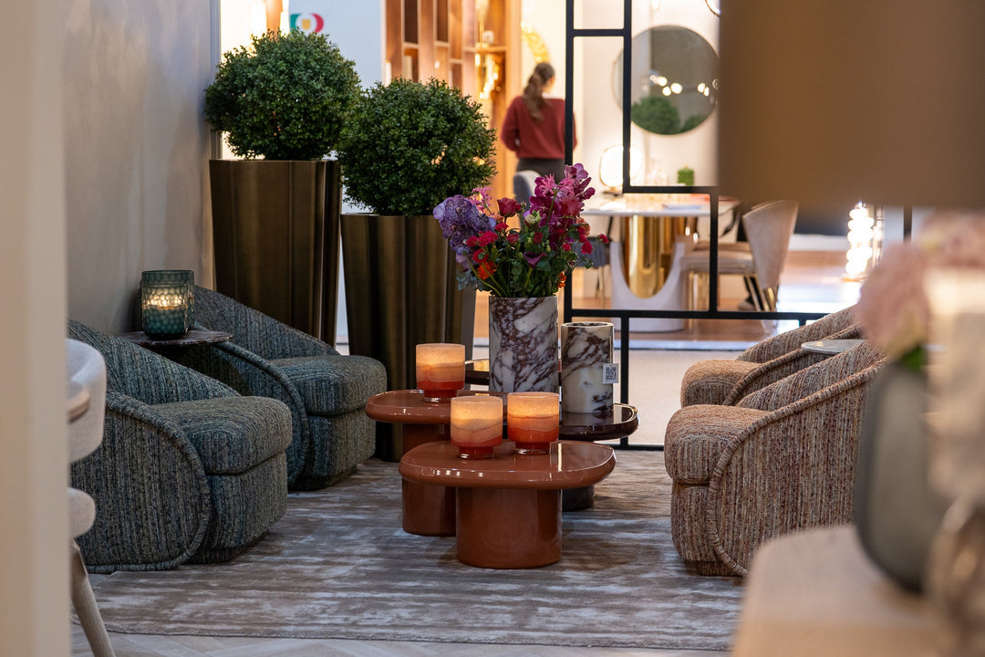 Salontafel Morgan in Amber hoogglans – sfeerbeeld in interieur