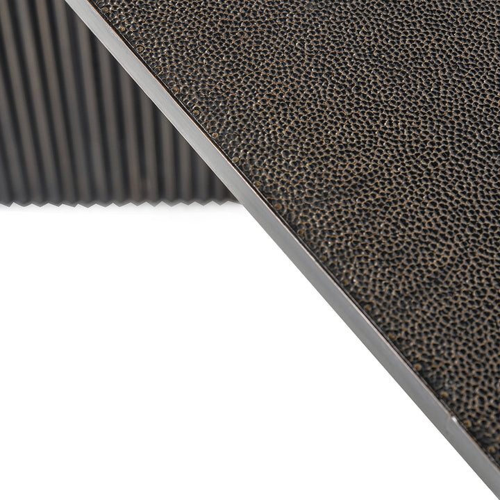 Wandtafel Gizen (Zwart/goud)