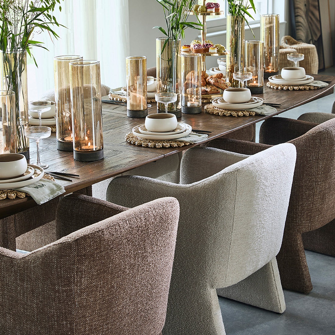 Rivièra Maison Napoli Dining Armchair Brown