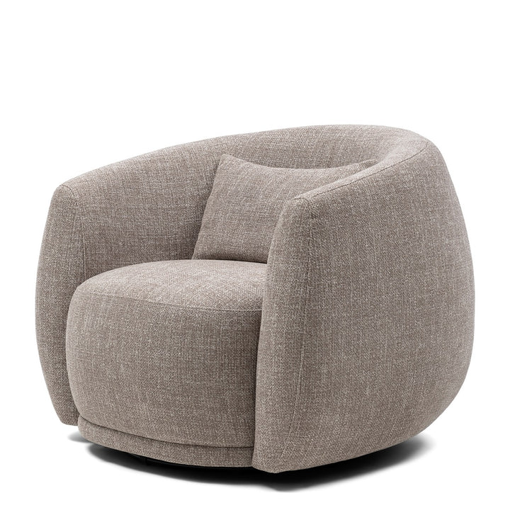 Leonardo Swivel Armchair Bright Taupe