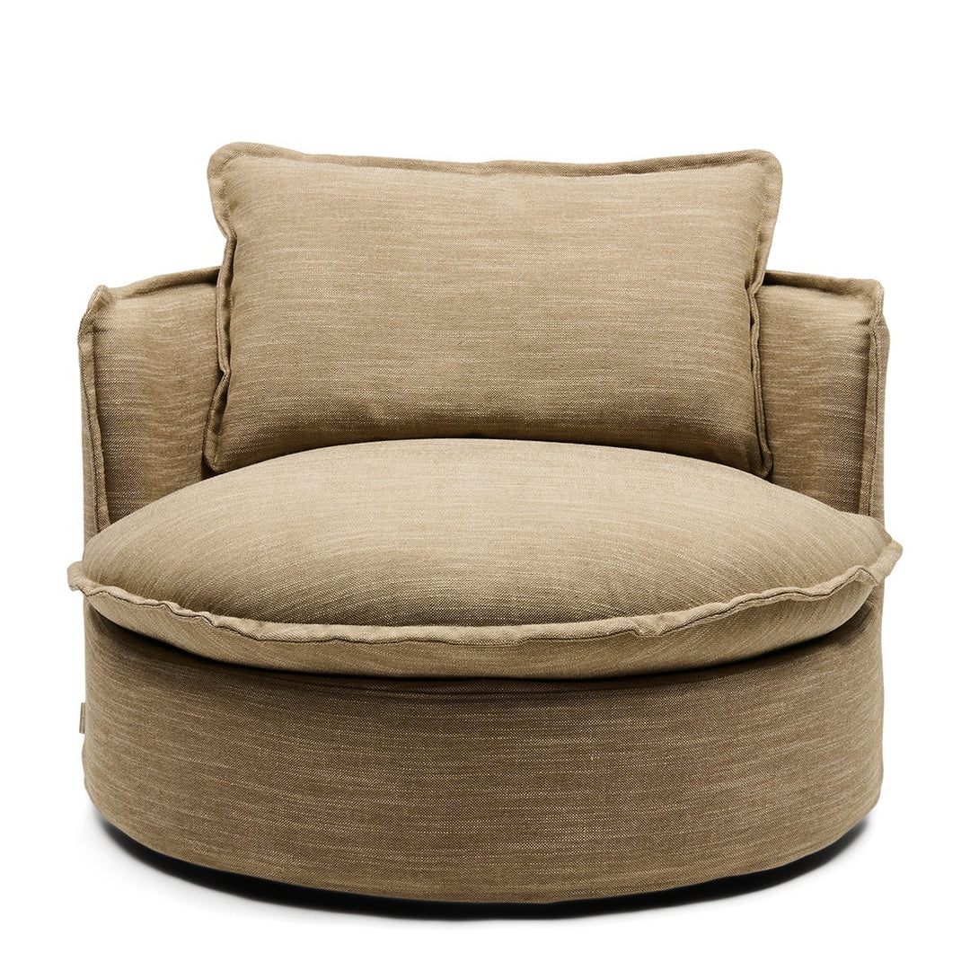 Rivièra Maison Alcudia Lounge Armchair Classic Linen Brown Taupe