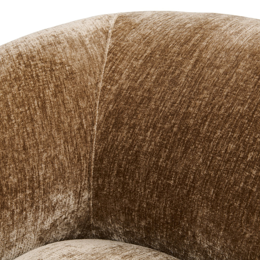 Cortona Swivel Armchair Mochaccino