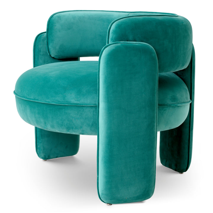 Eichholtz Fauteuil Chaplin Savona Turquoise – afbeelding 5