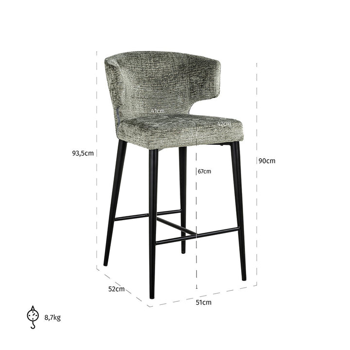 Taylor thyme fusion counter chair (Fusion thyme 206)