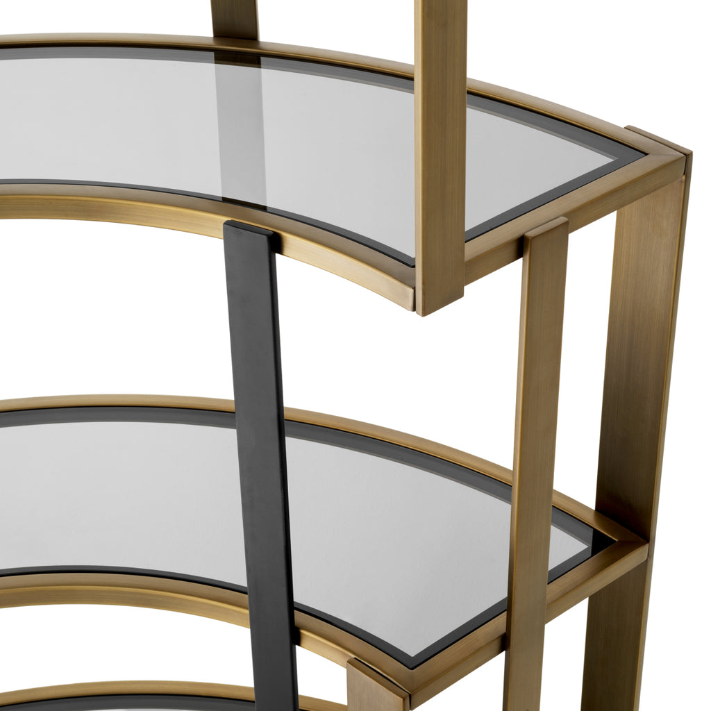 Eichholtz Cabinet Clio Corner - Brushed brass finish