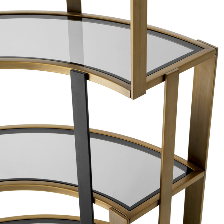 Eichholtz Cabinet Clio Corner - Brushed brass finish