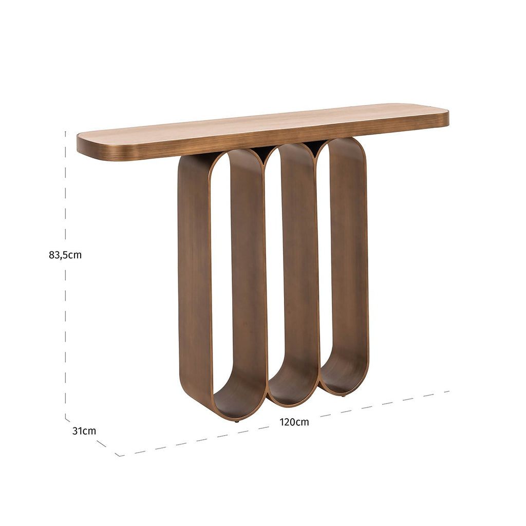 Wandtafel Locarno (Geborsteld Goud)