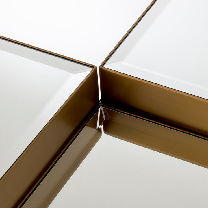 Eichholtz Salontafel Esposito - Bevelled Mirror Glass (Set van 4)