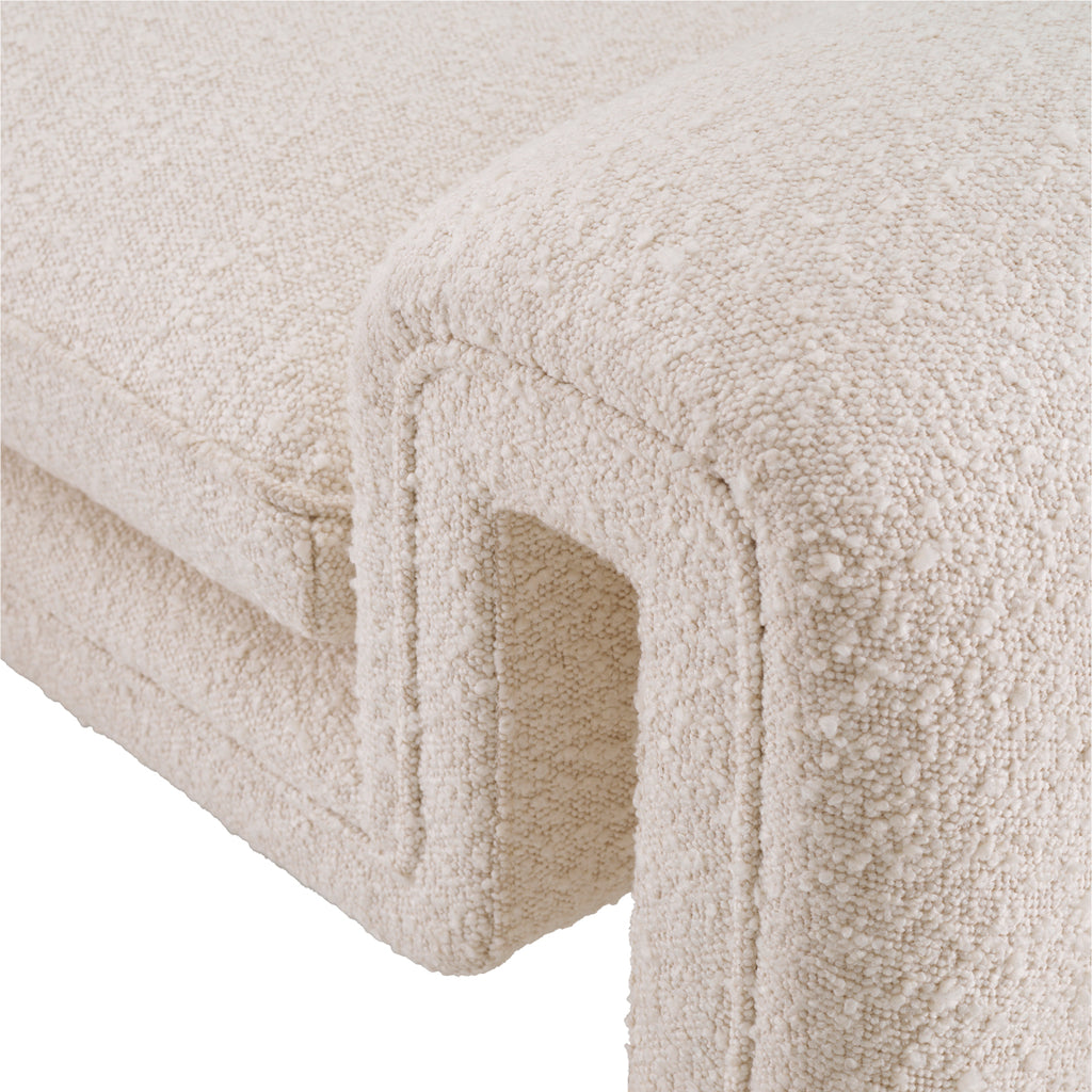 Eichholtz Bench Tondo L - Bouclé Cream