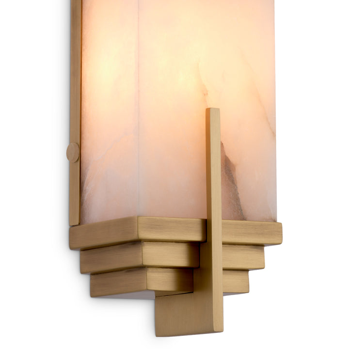 Eichholtz Wandlamp Harman Antiek Messing – afbeelding 5