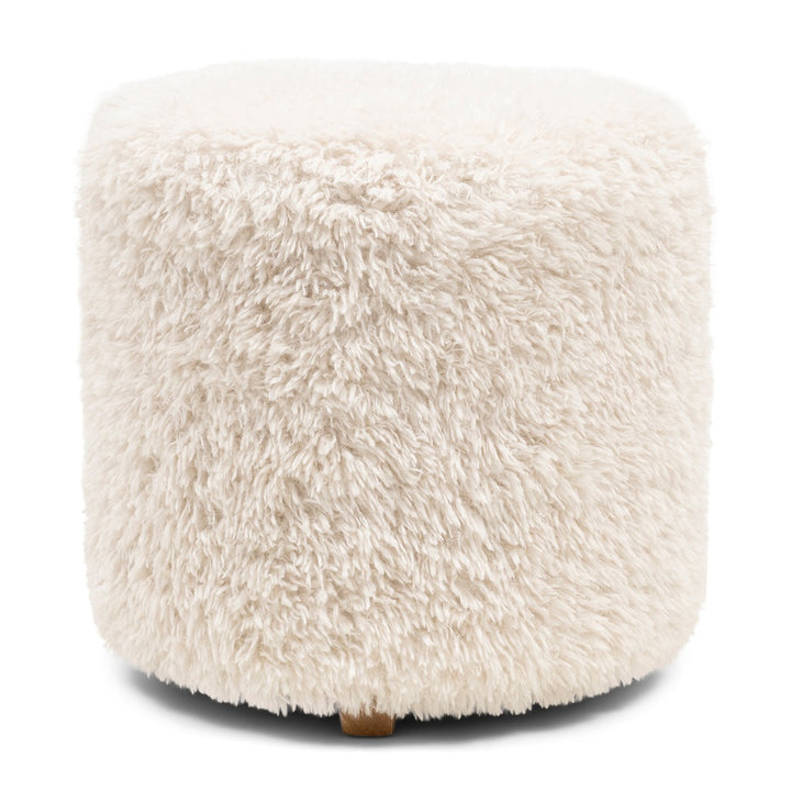 Bowery Footstool White Lion