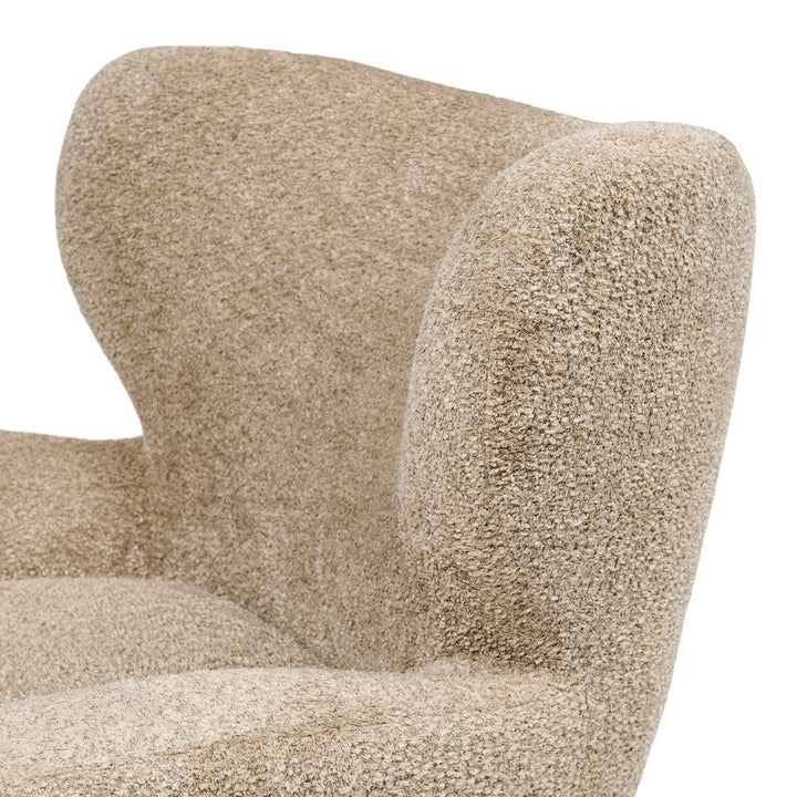 Rivièra Maison Courchevel Wing Chair Vintage Velvet Classic Cream