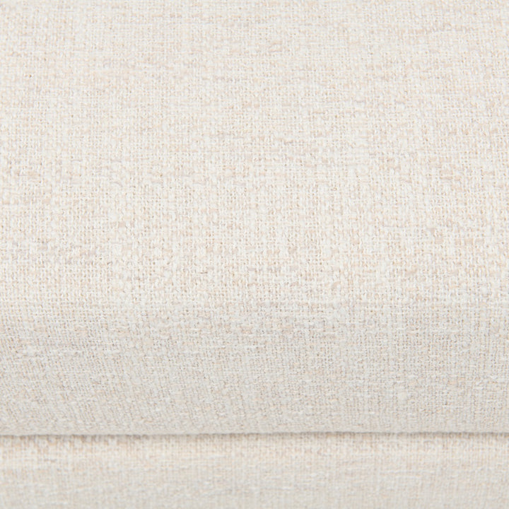Avalon Bench; Rich Tweed Antique White