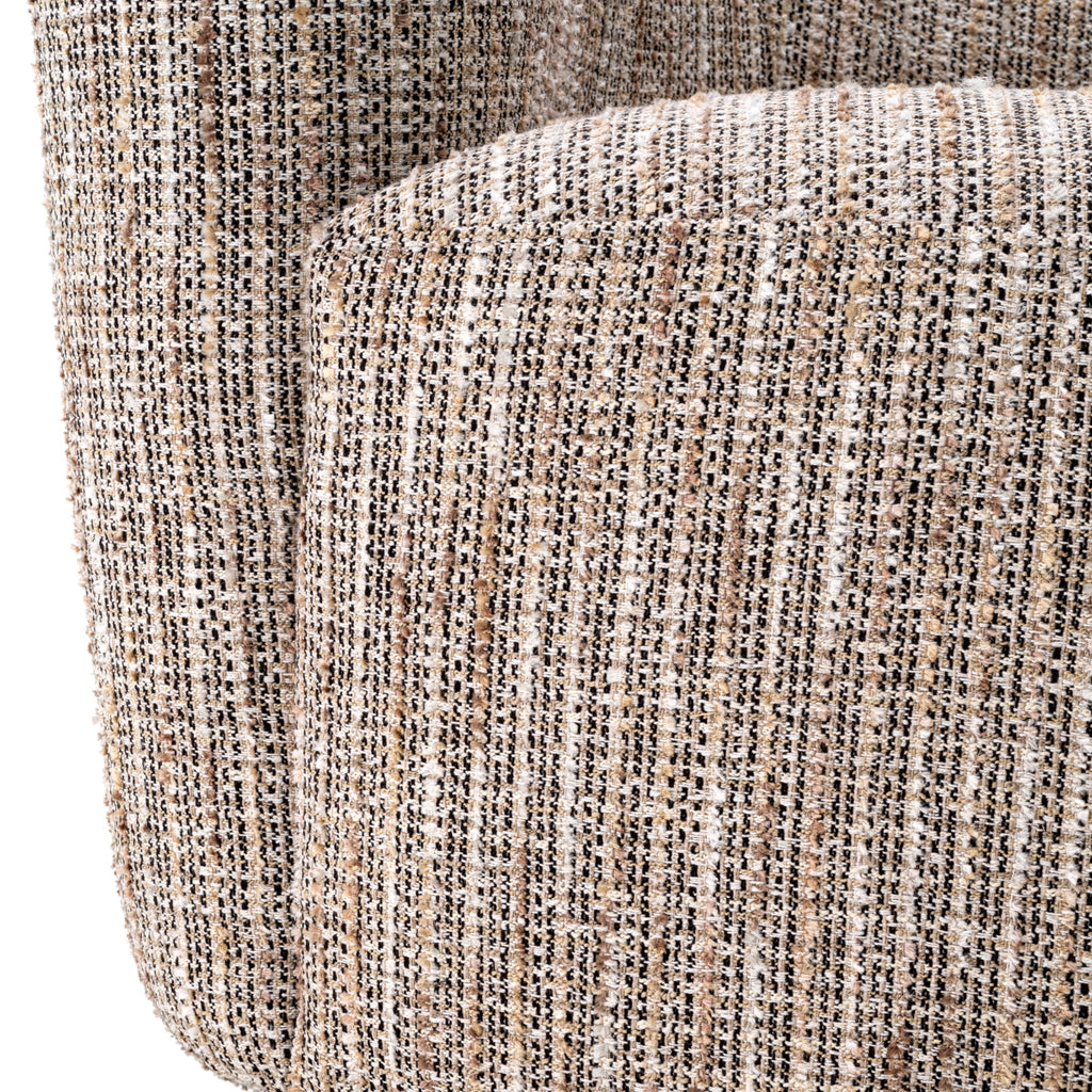 Eichholtz Draaibare Fauteuil Colin Left - Mademoiselle Beige