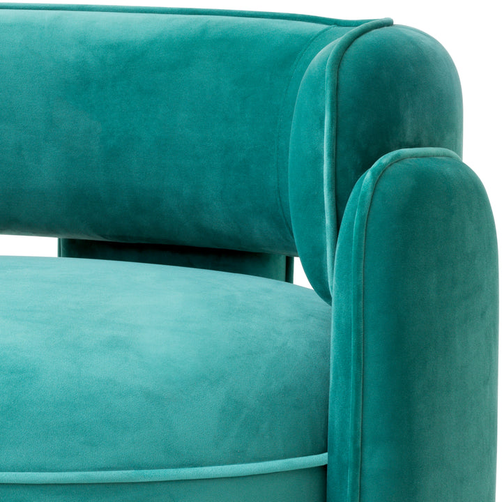 Eichholtz Fauteuil Chaplin Savona Turquoise – afbeelding 6
