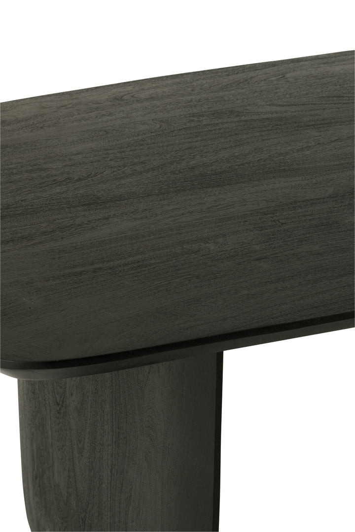 J-Line Dining Table Acacia Wood Black