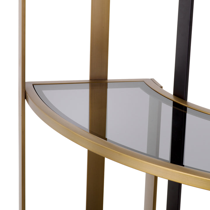 Eichholtz Cabinet Clio Corner - Brushed brass finish