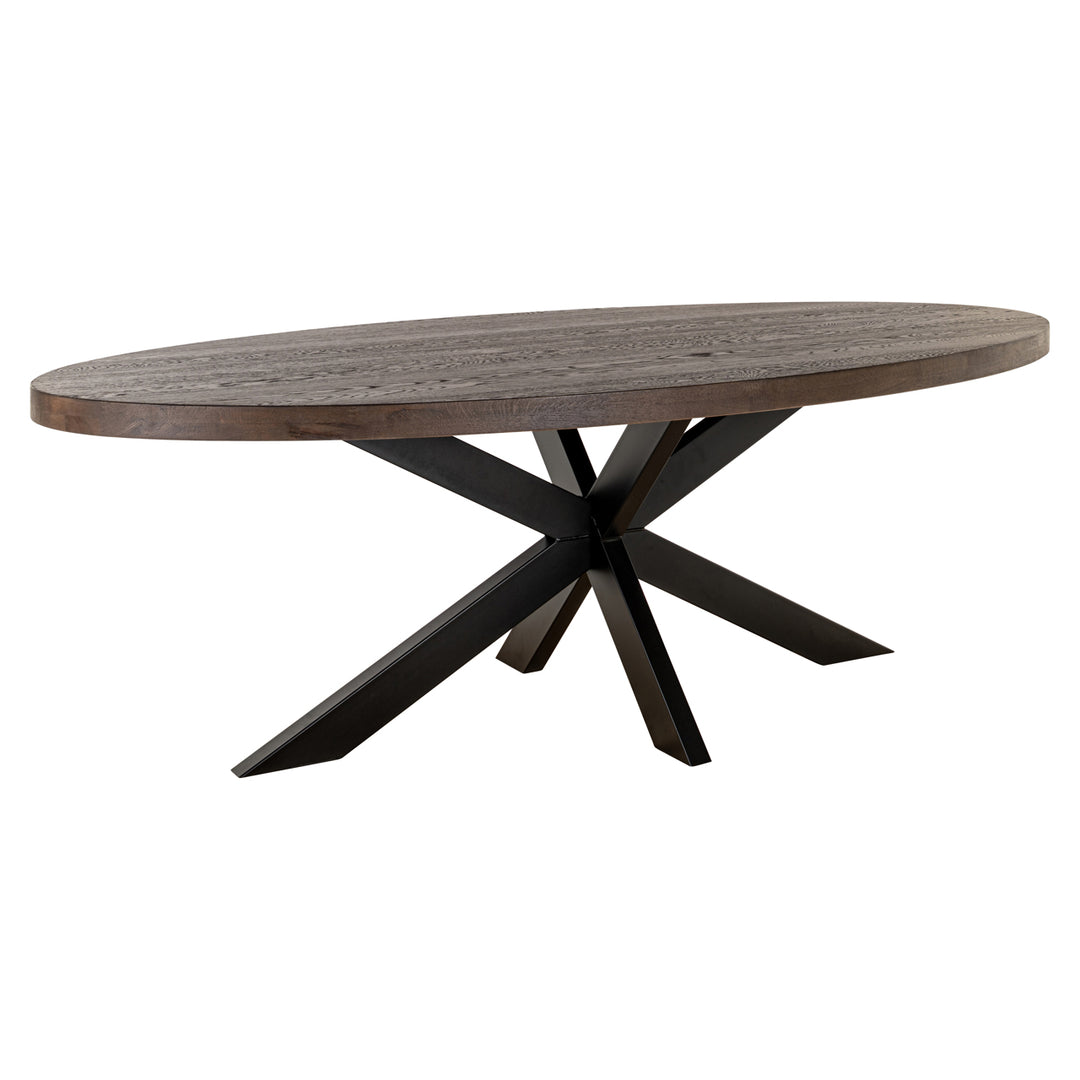 Richmond Eettafel Watson Dark Brown/Black 235cm