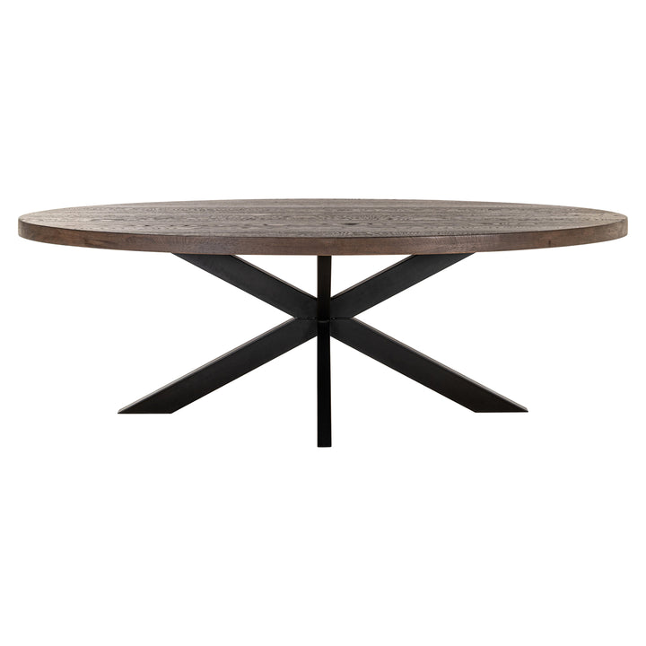 Richmond Eettafel Watson Dark Brown/Black 235cm