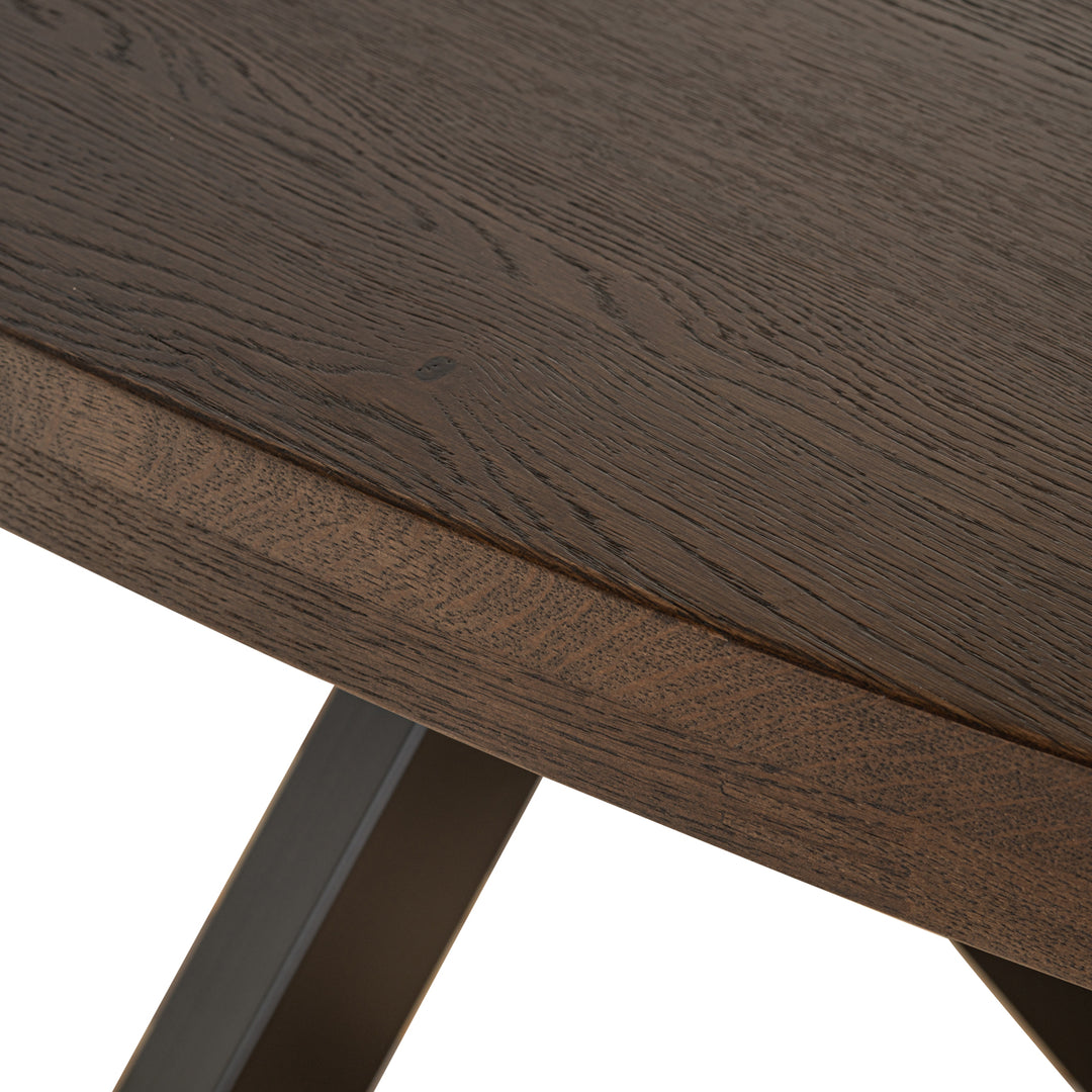 Richmond Eettafel Watson Dark Brown/Black 235cm