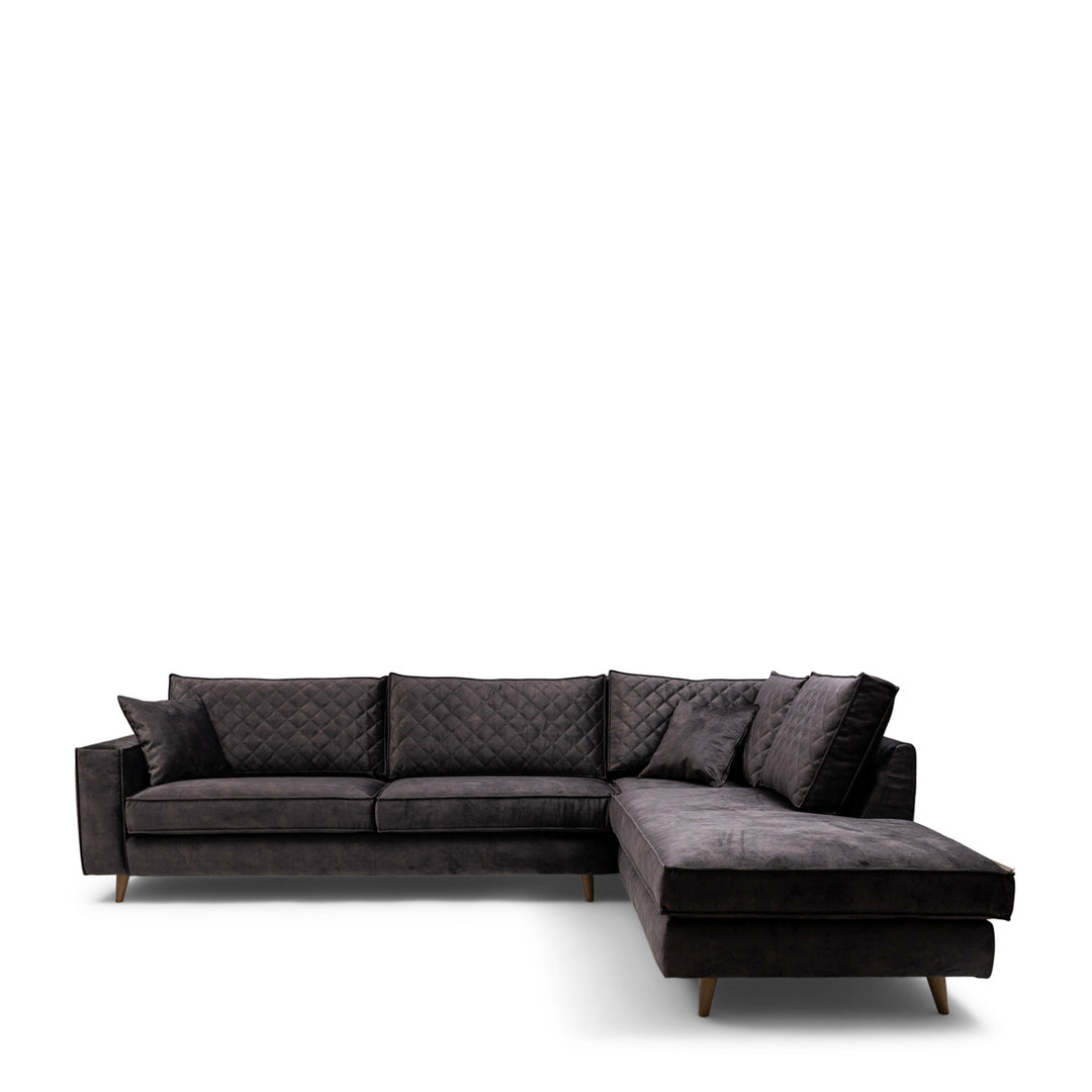 Riviera Maison Corner Sofa Right Kendall Grimaldi Grey 