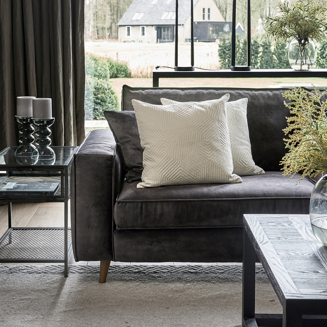 Riviera Maison Corner Sofa Right Kendall Grimaldi Grey 