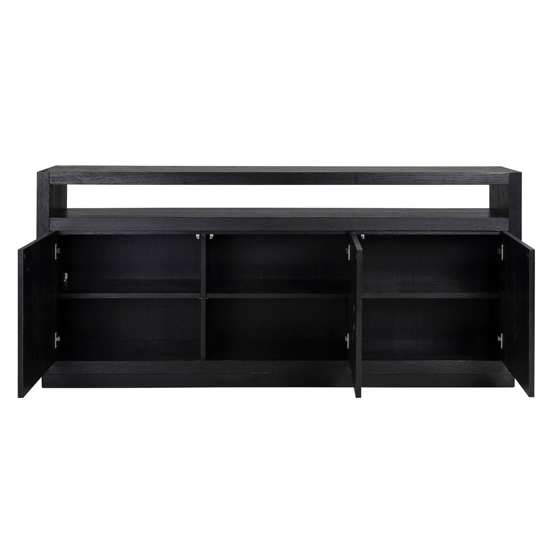 Oakura black sideboard