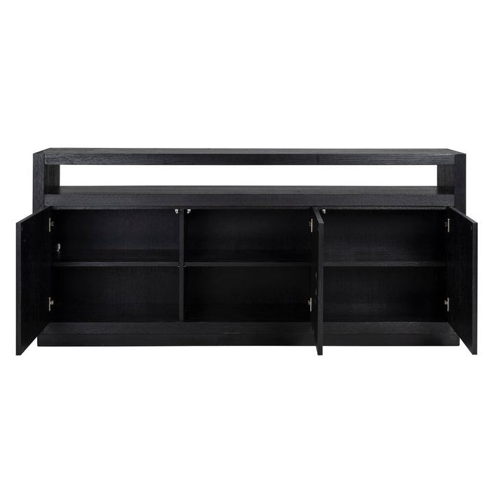 Oakura black sideboard
