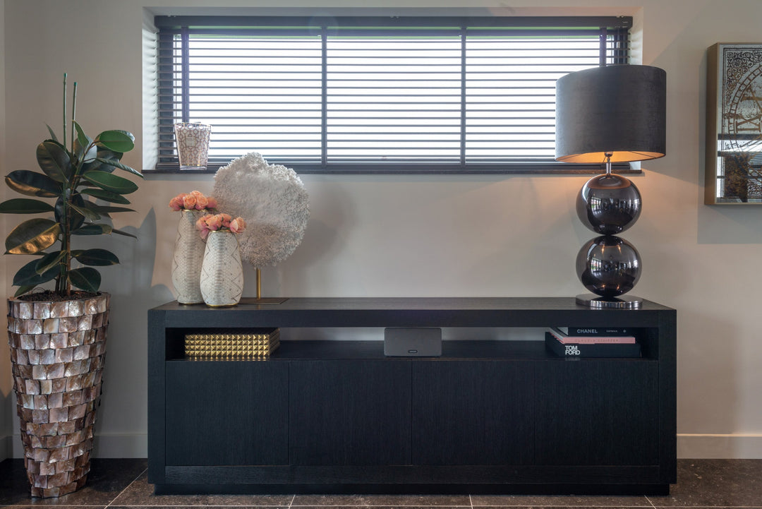 Oakura black sideboard