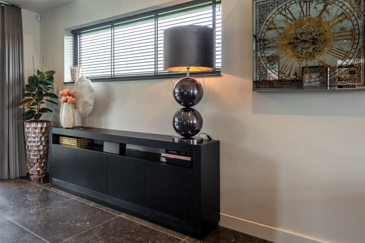 Oakura black sideboard