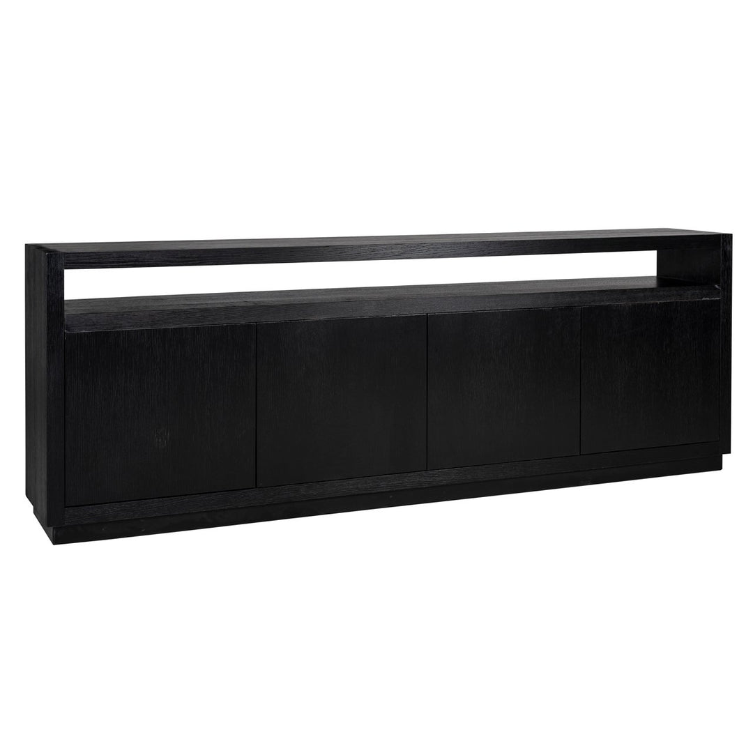 Oakura black sideboard