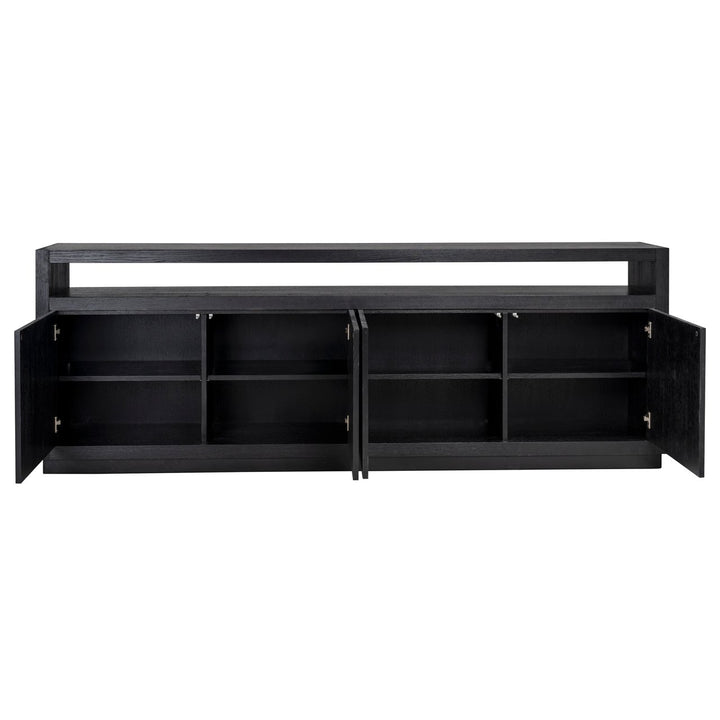 Oakura black sideboard