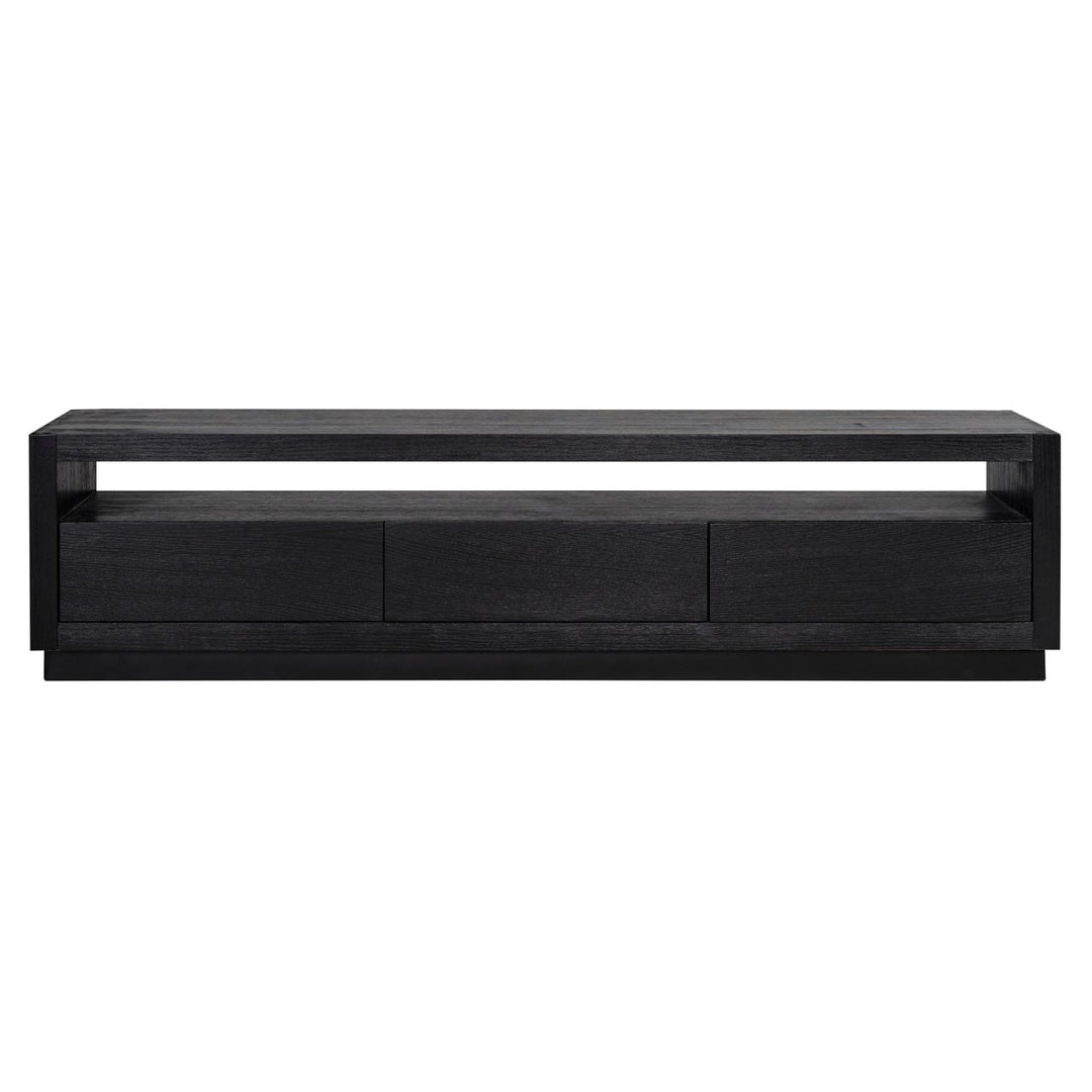 Oakura schwarzer TV-Schrank