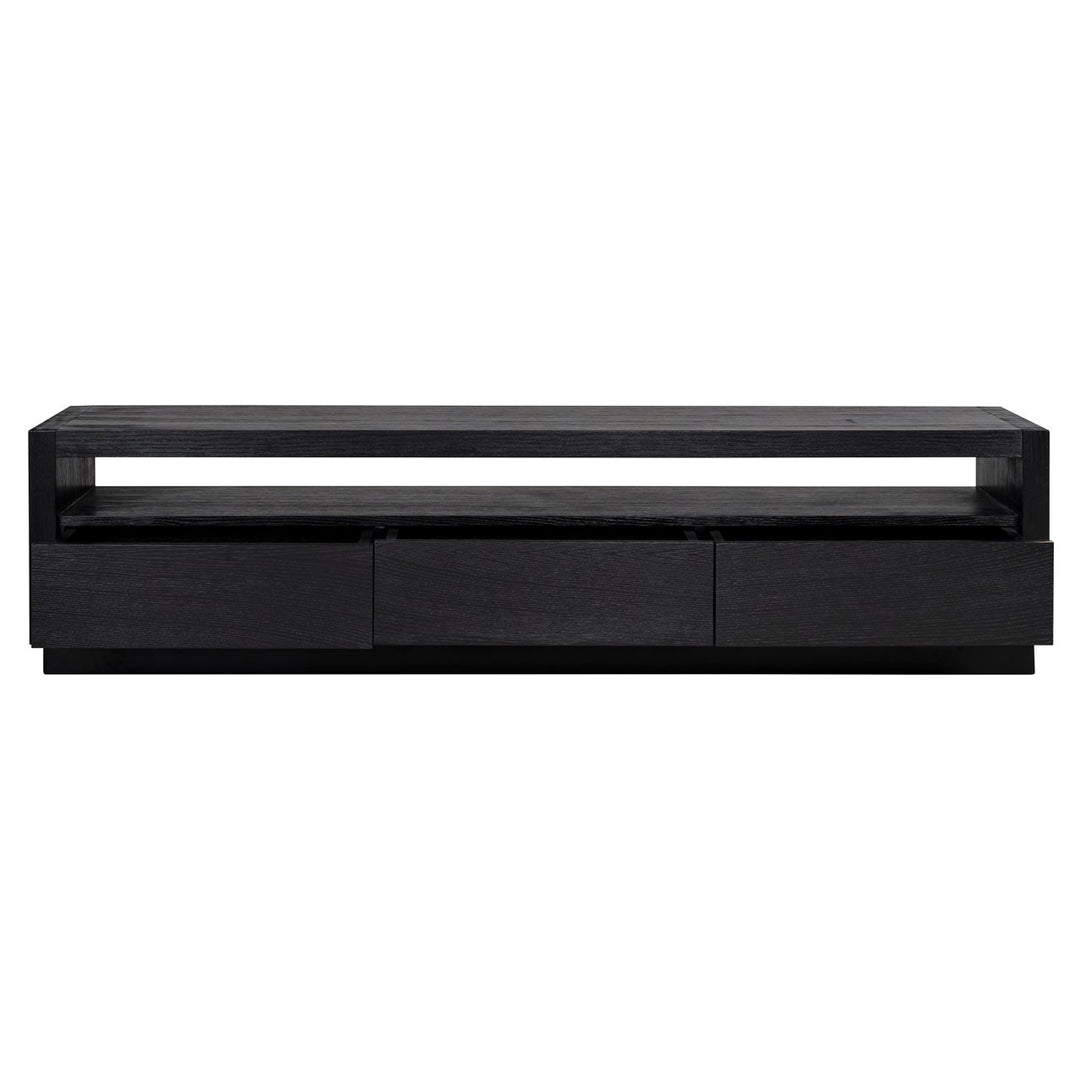 Oakura schwarzer TV-Schrank