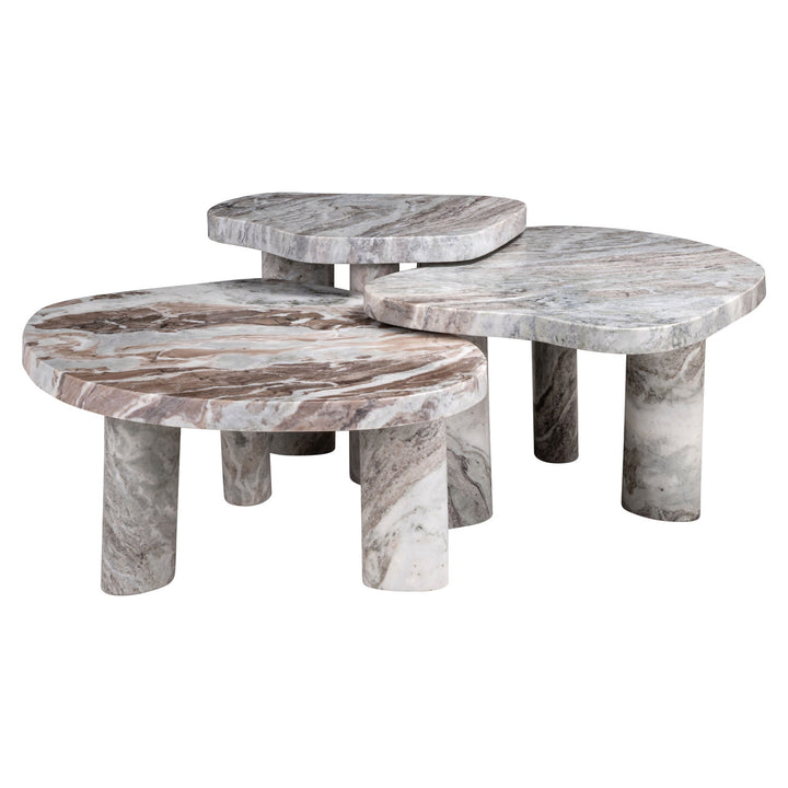Richmond Salontafel Camino Blush Beige (set van 3)
