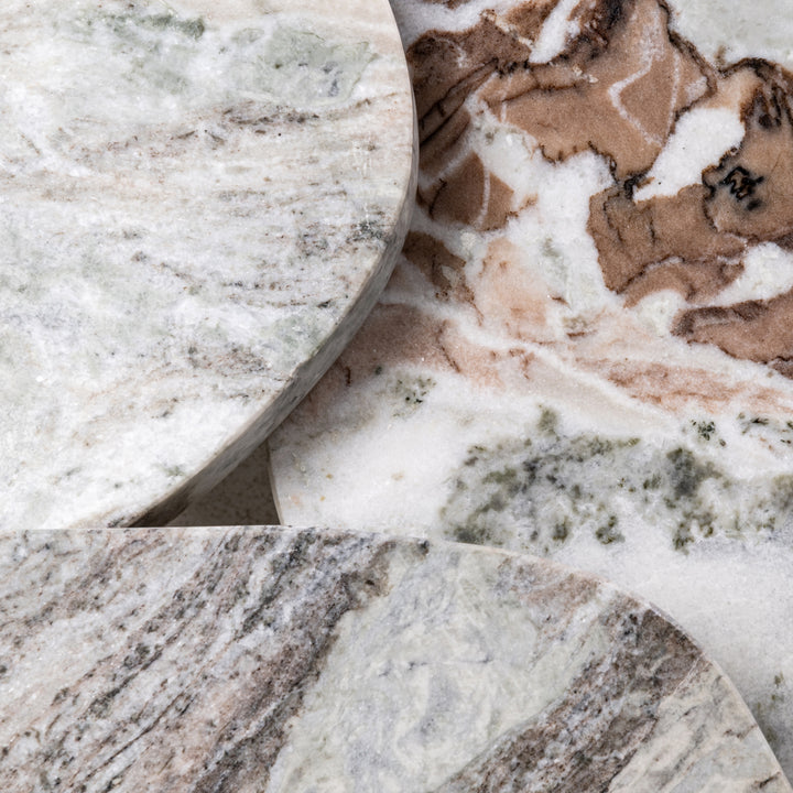 Richmond Salontafel Camino Blush Beige (set van 3)