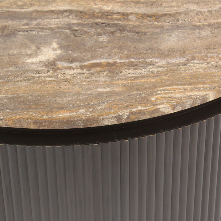 Richmond Salontafel Russo AshBrown 90Ø
