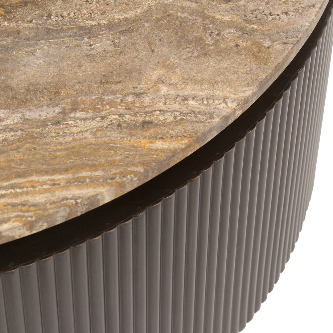 Richmond Salontafel Russo AshBrown 90Ø