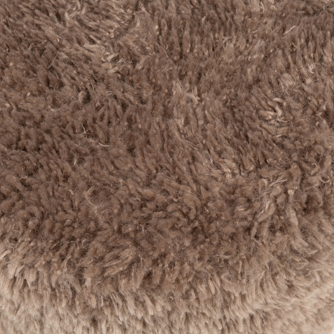 Bowery Footstool Raccoon Taupe