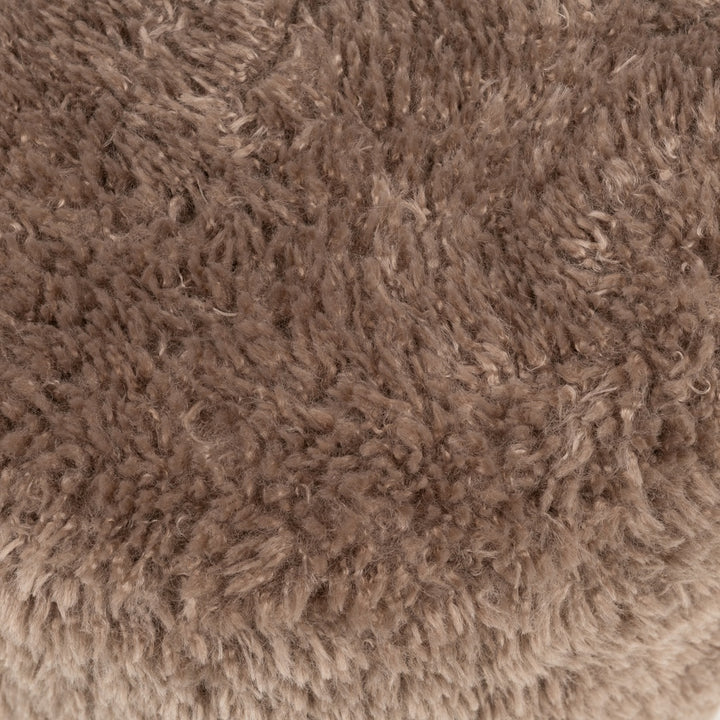 Bowery Footstool Raccoon Taupe