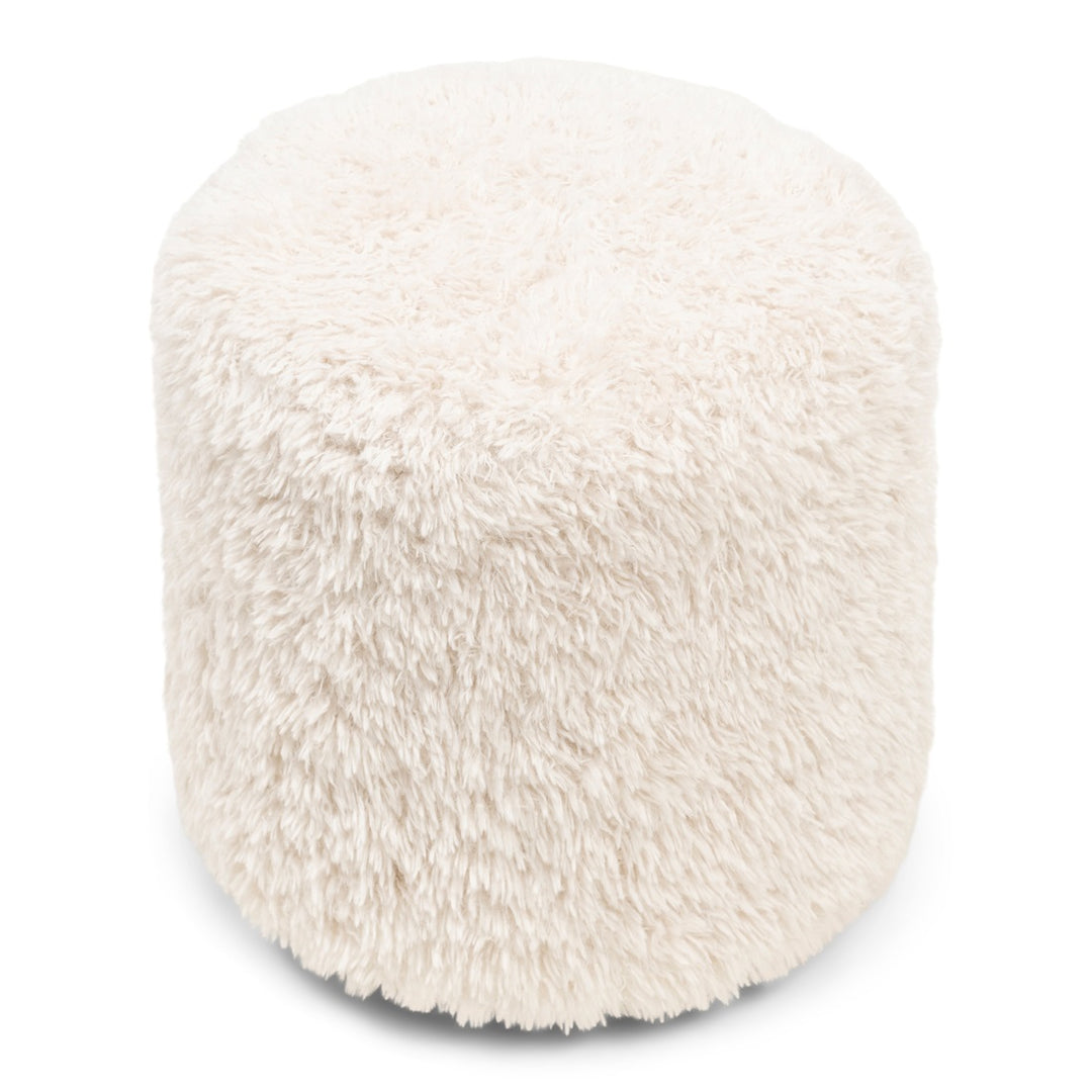 Bowery Footstool White Lion