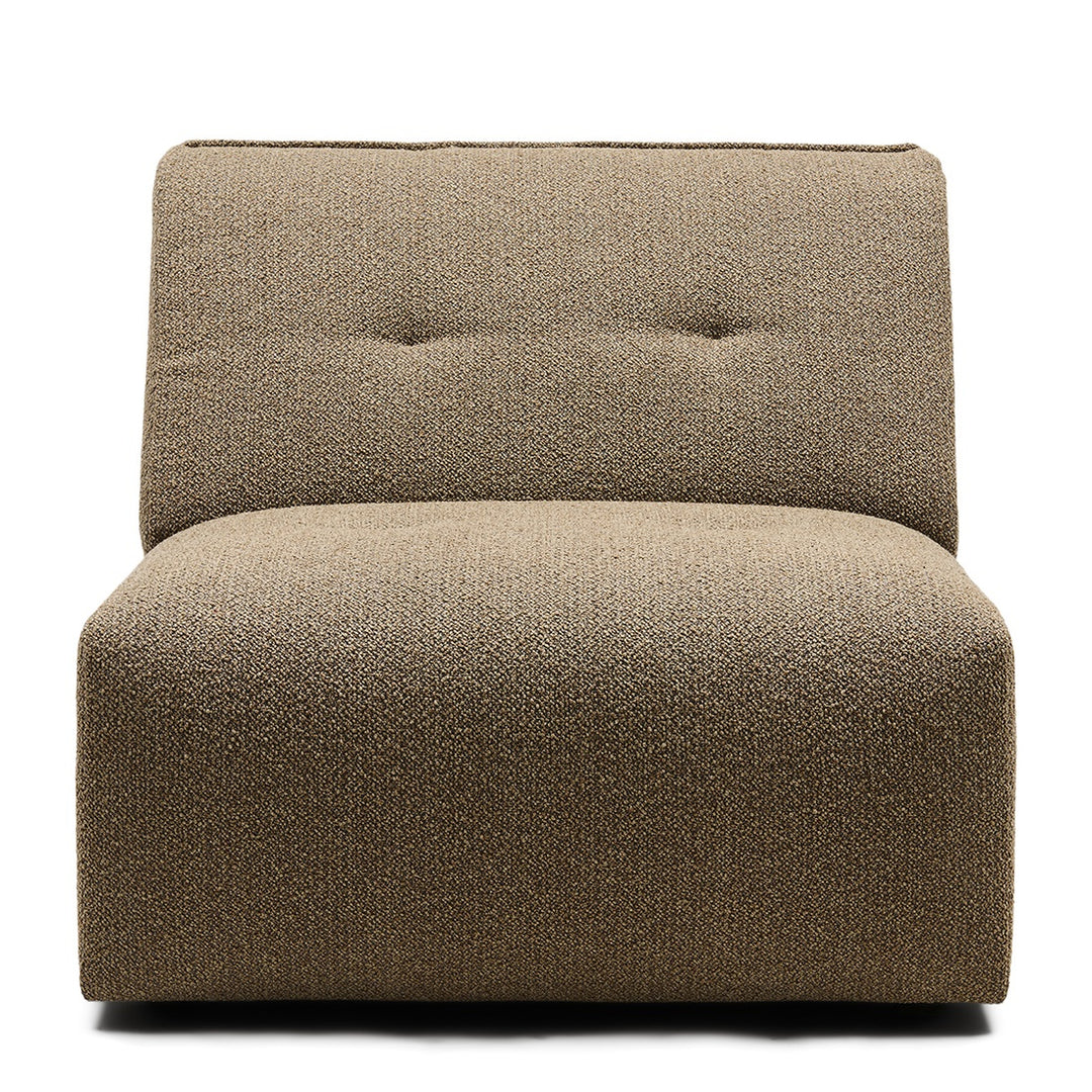 Lugano Center peluche bouclé classic brown